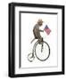 Monkeys Riding Bikes #3-J Hovenstine Studios-Framed Premium Giclee Print