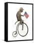 Monkeys Riding Bikes #3-J Hovenstine Studios-Framed Stretched Canvas