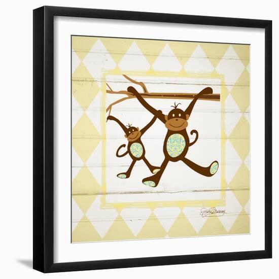 Monkeys-Sylvia Murray-Framed Art Print