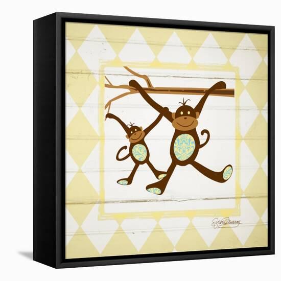 Monkeys-Sylvia Murray-Framed Stretched Canvas