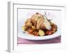 Monkfish Rolls Wrapped in Parma Ham with Roasted Vegetables-null-Framed Photographic Print