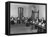 Monks at Dinner in the Refectory, Asile St Leon, France, C1947-1951-null-Framed Stretched Canvas