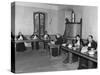 Monks at Dinner in the Refectory, Asile St Leon, France, C1947-1951-null-Stretched Canvas