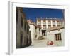 Monks at Lamayuru Gompa (Monastery), Lamayuru, Ladakh, Indian Himalayas, India-Jochen Schlenker-Framed Photographic Print