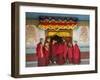 Monks at Tibetan Buddhist Monastery, Kathmandu, Nepal-Demetrio Carrasco-Framed Photographic Print