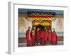 Monks at Tibetan Buddhist Monastery, Kathmandu, Nepal-Demetrio Carrasco-Framed Photographic Print