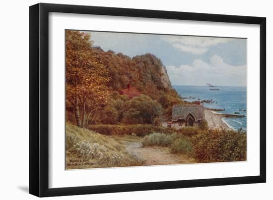 Monks Bay, Bonchurch, I of Wight-Alfred Robert Quinton-Framed Giclee Print