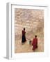 Monks Carrying Yak Butter, Ganden Monastery, Tagtse County, Tibet-Michele Falzone-Framed Photographic Print