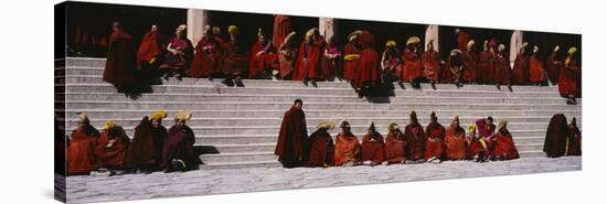 Monks Celebrating New Year, Tongren County, Qinghai Province, China-null-Stretched Canvas