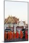 Monks Collecting Morning Alms, the Marble Temple (Wat Benchamabophit), Bangkok, Thailand-Christian Kober-Mounted Photographic Print