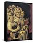 Monks, Detail from St John Baptist Preaching-null-Framed Stretched Canvas