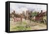 Monks Eleigh, Suffolk-Alfred Robert Quinton-Framed Stretched Canvas