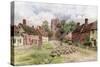 Monks Eleigh, Suffolk-Alfred Robert Quinton-Stretched Canvas