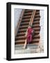 Monks in Punakha Dzong, Punakha, Bhutan-Keren Su-Framed Photographic Print