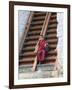 Monks in Punakha Dzong, Punakha, Bhutan-Keren Su-Framed Photographic Print