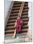 Monks in Punakha Dzong, Punakha, Bhutan-Keren Su-Mounted Photographic Print