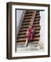 Monks in Punakha Dzong, Punakha, Bhutan-Keren Su-Framed Photographic Print