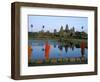 Monks in Saffron Robes, Angkor Wat, Unesco World Heritage Site, Siem Reap, Cambodia, Indochina-Bruno Morandi-Framed Photographic Print