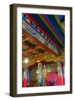 Monks in Tengboche Monastery, Nepal.-Lee Klopfer-Framed Photographic Print