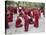 Monks Learning Session, with Masters and Students, Sera Monastery, Tibet, China-Ethel Davies-Stretched Canvas