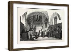 Monks of St. Francis Singing a Te Deum, 1855-Johannes Bosboom-Framed Giclee Print