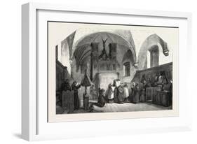 Monks of St. Francis Singing a Te Deum, 1855-Johannes Bosboom-Framed Giclee Print