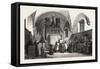 Monks of St. Francis Singing a Te Deum, 1855-Johannes Bosboom-Framed Stretched Canvas