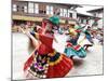 Monks Performing Traditional Black Hat Dance at the Wangdue Phodrang Tsechu, Wangdue Phodrang Dzong-Lee Frost-Mounted Photographic Print