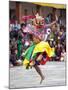 Monks Performing Traditional Masked Dance at the Wangdue Phodrang Tsechu, Wangdue Phodrang Dzong, W-Lee Frost-Mounted Photographic Print