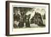 Monks Playing Bowls-null-Framed Giclee Print