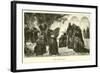 Monks Playing Bowls-null-Framed Giclee Print