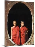 Monks, Shwe Yaunghwe Kyaung Monastery, Inle Lake, Shan State, Myanmar-Jane Sweeney-Mounted Photographic Print