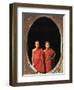 Monks, Shwe Yaunghwe Kyaung Monastery, Inle Lake, Shan State, Myanmar-Jane Sweeney-Framed Photographic Print