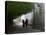 Monks Walk in Sera Temple, Lhasa, Tibet, China-Keren Su-Stretched Canvas