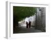 Monks Walk in Sera Temple, Lhasa, Tibet, China-Keren Su-Framed Photographic Print