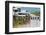 Monks Walking on the Bridge, Inle Lake, Shan State, Myanmar-Keren Su-Framed Photographic Print