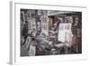 Monmartre Artist Working On Place du Tertre I-Cora Niele-Framed Giclee Print