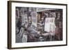 Monmartre Artist Working On Place du Tertre I-Cora Niele-Framed Giclee Print