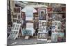 Monmartre Artist Working On Place du Tertre II-Cora Niele-Mounted Giclee Print