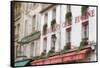 Monmartre Restaurant-Cora Niele-Framed Stretched Canvas