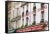 Monmartre Restaurant-Cora Niele-Framed Stretched Canvas