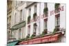 Monmartre Restaurant-Cora Niele-Mounted Giclee Print