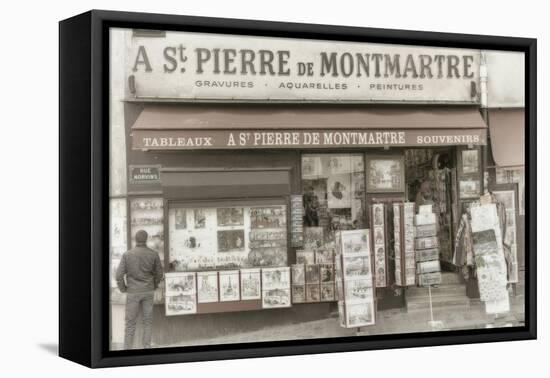 Monmartre Shop FFA4333-Cora Niele-Framed Stretched Canvas