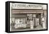 Monmartre Shop FFA4333-Cora Niele-Framed Stretched Canvas