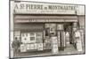Monmartre Shop FFA4333-Cora Niele-Mounted Giclee Print