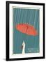 Monmouth, Oregon - Umbrella-Lantern Press-Framed Art Print