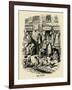 'Monmouth Street, Soho, an illustration by G. Cruikshank for Dickens' Sketches by Boz. ', (1938)-George Cruikshank-Framed Giclee Print