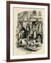 'Monmouth Street, Soho, an illustration by G. Cruikshank for Dickens' Sketches by Boz. ', (1938)-George Cruikshank-Framed Giclee Print