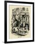 'Monmouth Street, Soho, an illustration by G. Cruikshank for Dickens' Sketches by Boz. ', (1938)-George Cruikshank-Framed Giclee Print