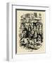 'Monmouth Street, Soho, an illustration by G. Cruikshank for Dickens' Sketches by Boz. ', (1938)-George Cruikshank-Framed Giclee Print